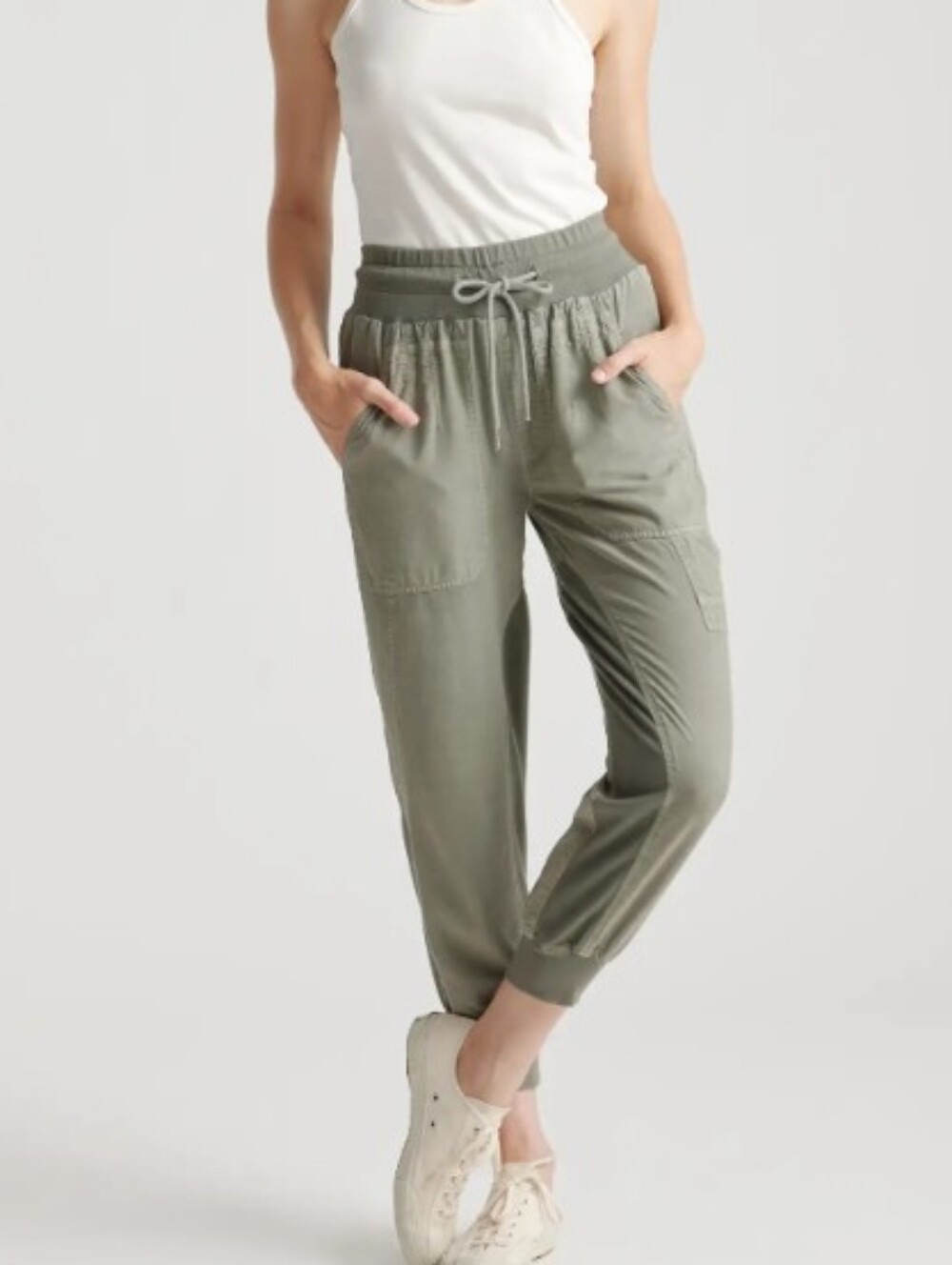 Quince Vintage Wash Tencel Utility Jogger